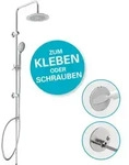 eisl Duschsystem OHNE BOHREN, Regendusche ohne Armatur, Duschbrause, Dusche in...