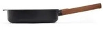 Woll, Eco Logic Induktion, Guss-Viereckpfanne, fester Holzstiel 24 x 24 cm, 6,5...