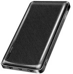 LogiLink Typhoon Mobile Power Bank, LiPo, 10.000mAh, black - Schwarz