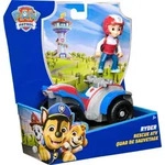 Paw Patrol - Rettungs-Quad mit Ryder Spielfigur - Blau/Rot/Silber