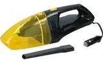 Dunlop Handstaubsauger Auto 12 Volt Mini Staubsauger - 60 Watt - Schwarz/Gelb -