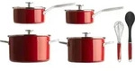 KitchenAid Topfset 6-tlg. EMPIRE ROT - Rot