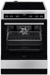 AEG CCB6446BBM Standherd 60cm mit Glaskeramik-Kochfeld, Edelstahl 940003129 - Silber