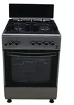 Gasline SHGG6060KGGX Gas Standherd 60cm , Gasbackofen, Grill, Umluft, WOK, Edelstahl