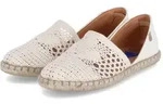 Verbenas Carmen Espandrillo Slipper Beige - Wei&szlig; - 38