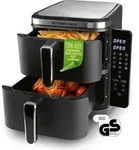 GOURMETmaxx FryUp Vertikale Doppelkammer-Hei&szlig;luftfritteuse - 10 L - 2800 Watt -