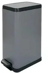 SVITA STM18 M&uuml;lleimer Treteimer 18l inkl. Inneneimer Softclose-Deckel Grau - Grau