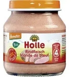 RINDFLEISCH OHNE ZUCKERZUSATZ GLUTENFREI AB DEM 5. MONAT DEMETER 125 g (GLAS)...