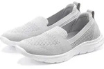 LASCANA Slipper Halbschuh, Sneaker, Slip-On-Sneaker, hellgrau Gr&ouml;&szlig;e 40 - Hellgrau -