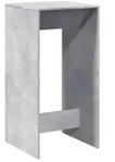 vidaXL Bartisch Betongrau 51x50x103,5 cm Holzwerkstoff - Grau
