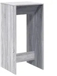 vidaXL Bartisch Grau Sonoma 51x50x103,5 cm Holzwerkstoff - Grau