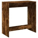 vidaXL Bartisch R&auml;uchereiche 102x50x103,5 cm Holzwerkstoff - Braun