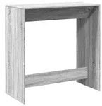 vidaXL Bartisch Grau Sonoma 102x50x103,5 cm Holzwerkstoff - Grau