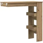 vidaXL Wand-Bartisch Artisan-Eiche 102x45x103,5 cm Holzwerkstoff - Braun