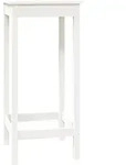 vidaXL Bartisch Wei&szlig; 50x50x110 cm Massivholz Kiefer - Wei&szlig;