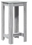 vidaXL Bartisch Grau Sonoma 51x50x103,5 cm Holzwerkstoff - Grau