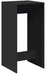 vidaXL Bartisch Schwarz 51x50x103,5 cm Holzwerkstoff - Schwarz