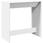 vidaXL Bartisch Wei&szlig; 102x50x103,5 cm Holzwerkstoff - Wei&szlig;