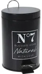 Kosmetikeimer 3 Liter M&uuml;lleimer - Schwarz