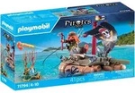 PLAYMOBIL Pirates Schatzbergung auf Piratenfloss, Pirat, 4 Jahr(e), Mehrfarbig,