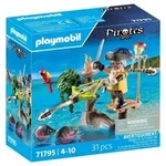 PLAYMOBIL Pirates Pirat mit Balliste, Pirat, 4 Jahr(e), Mehrfarbig, Kunststoff - Blau