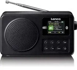 Lenco PDR-033BK - Tragbares DAB+/FM-Radio mit Bluetooth&reg; und wiederaufladbarem...