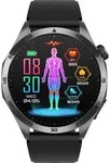 Knauermann PRO 3 Fan Edition (2025) Smartwatch EKG Telefon & Notruffunktion - Schwarz