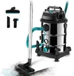 Cecotec Conga RockStar Wet & Dry Steel Max Pro, Trocken&Nass, Schwarz, Grau,