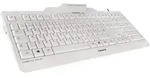 CHERRY KC 1000 SC, Volle Gr&ouml;&szlig;e (100%), Kabelgebunden, USB, AZERTY, Wei&szlig; -...