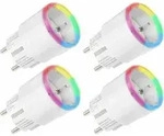 SHELLY WLAN-Steckdose Plug S Gen3, wei&szlig;, 4 St&uuml;ck | Smart Plug mit Matter |...
