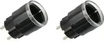 SHELLY WLAN-Steckdose Plug S Gen3, Matter, schwarz, 2 St&uuml;ck - Schwarz