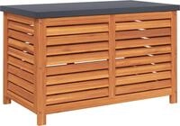 vidaXL Gartenbox 90x48x55 cm Massivholz Eukalyptus
