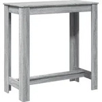 vidaXL Bartisch Grau Sonoma 102x50x103,5 cm Holzwerkstoff - Grau
