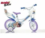 12 Zoll Kinderfahrrad M&auml;dchenfahrrad Dino Bikes Snow Queen Eisk&ouml;nigin - Wei&szlig;