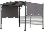 Sunjoy Stoff Whirlpool Pergola / Pavillon 3x3 Titov - 270cm x 300cm, grau