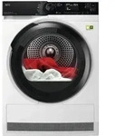 AEG Series 9000 TR9W75780, Freistehend, Frontlader, W&auml;rmepumpe, Wei&szlig;, Drehregler,