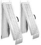 tectake&reg; Auffahrrampen Bj&ouml;rn 2er Set Belastbarkeit 400 kg, 200 kg pro Rampe -