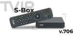 TVIP S-Box v.706 Ultra HD 4K IPTV-Box Android 11 OS + WLAN - Schwarz