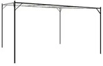 vidaXL Pavillon Wei&szlig; 4x4 m 180 g/m2 Stoff und Stahl - Wei&szlig;
