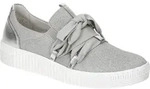 Gabor 63.333 Damenschuhe - sportliche Slipper - Halbschuhe silber Freizeit NEU -