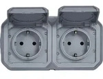 Legrand 069742L Plexo New FRAP 2f vorverdrahtete SSDO horizontal SL EB - Grau