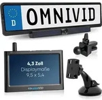 omniVID&reg; Solar 4 Premium Solar R&uuml;ckfahrkamera-System, Kabellos mit 4,3 Zoll...