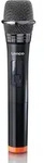 Lenco MCW-011BK - Kabelloses Mikrofon mit 6,3 mm Receiver - Schwarz