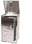 1er-M&uuml;lltonnenverkleidung MCW-E83, M&uuml;lltonnenbox M&uuml;lltonnenabdeckung,...