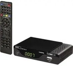 EMOS DVB-T2 HD Receiver H.265 HEVC mit USB, HDMI, SCART und Koaxial-Anschluss,