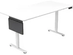 HOME DELUXE h&ouml;henverstellbarer Schreibtisch I Ergonomisches Design in Wei&szlig;, 160 x