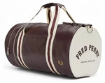 FRED PERRY CLASSIC BARREL BAG Burgunder - Rot