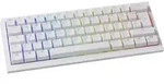 Ducky One X Mini Wireless Gaming Tastatur induktiv Hot Swap RGB - Inductive - Wei&szlig;