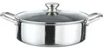 Cheffinger Kochtopf aus Edelstahl 18/10 Wabenstruktur Induktion &Oslash;24cm Topf Pfanne