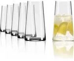 6x St&ouml;lzle Lausitz Power Longdrinkbecher 458 ml Logdrinkgl&auml;ser